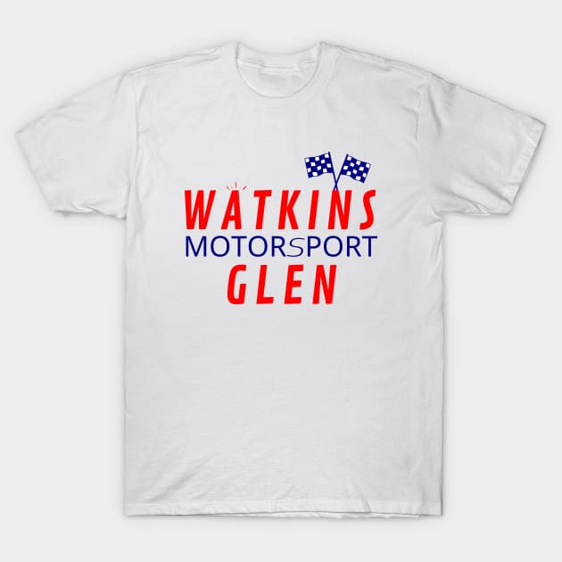 Watkins Glen Motorsport T-Shirt by GearGlide Outfitters
